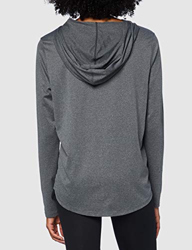 Marca Amazon - AURIQUE Sudadera con Capucha de Deporte Mujer, Negro (Black), 36, Label:XS