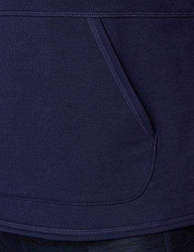 Marca Amazon - AURIQUE Sudadera con Capucha de Deporte Súper Suave Mujer, Azul (Marino), 38, Label:S