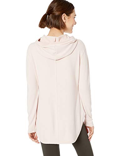 Marca Amazon - Daily Ritual - Jersey cómodo de punto con capucha para mujer, Rosado, US M (EU M - L)