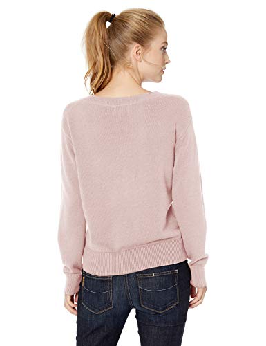 Marca Amazon - Daily Ritual - Jersey de cuello de pico 100 % algodón para mujer, Morado (Lilac Lilac), US XXL (EU 3XL - 4XL)