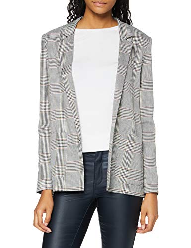 Marca Amazon - find. Blazer de Cuadros Mujer, Multicolor (Multicoloured), 36, Label: XS
