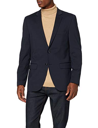 Marca Amazon - find. Blazer para Hombre, Azul (marineblau), S, Label: S