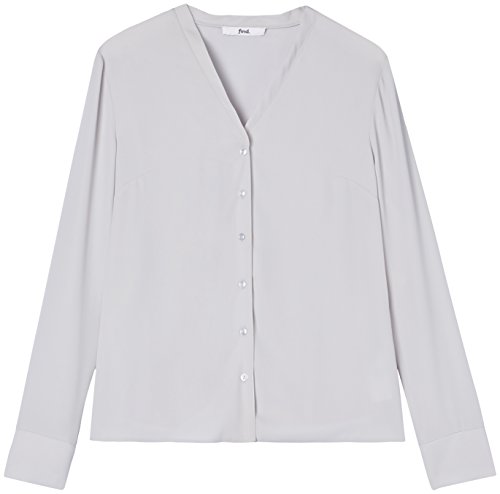 Marca Amazon - find. Blusa para Mujer, Gris (Grau), 40, Label: M