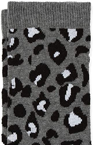 Marca Amazon - find. Calcetines Mujer, Gris (Grey Grey), 36-38 EU, Label: 3-5 UK