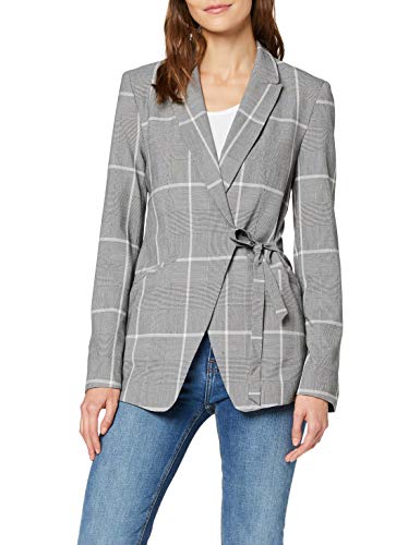 Marca Amazon - find. Chaqueta Mujer, Negro (Black), 38, Label: S