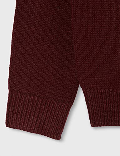 Marca Amazon - find. Jersey de Grecas Hombre, Rojo (Mulberry), M, Label: M