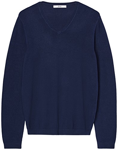Marca Amazon - find. Jersey de Pico para Hombre, Azul (Navy), M, Label: M
