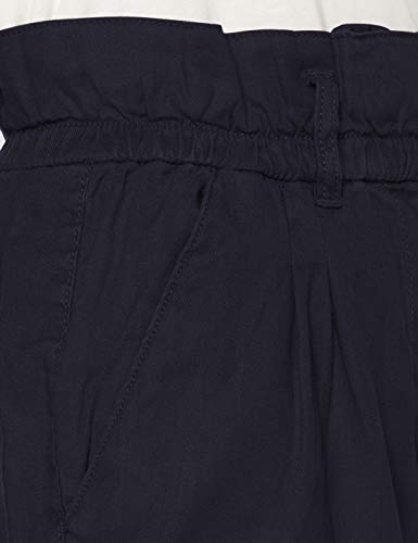 Marca Amazon - find. Pantalón con Cintura de Fuelle Mujer, Azul (Navy Blazer 19-1923 Tcx)), 42, Label: L