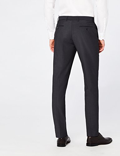 Marca Amazon - find. Pantalones Hombre, Gris (Char), 34W / 31L, Label: 34W / 31L