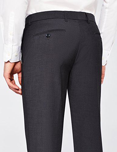 Marca Amazon - find. Pantalones Hombre, Gris (Char), 34W / 31L, Label: 34W / 31L