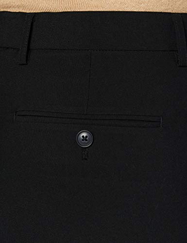 Marca Amazon - find. Pantalones Hombre, Negro (Negro), 34W / 31L, Label: 34W / 31L