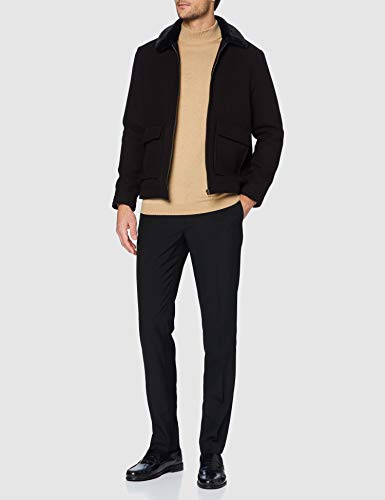 Marca Amazon - find. Pantalones Hombre, Negro (Negro), 34W / 31L, Label: 34W / 31L