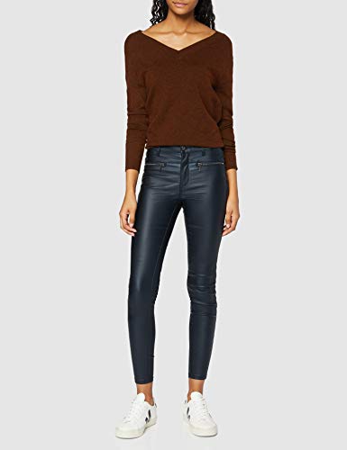 Marca Amazon - find. Pantalones Mujer, Azul (azul marino), 36, Label: XS