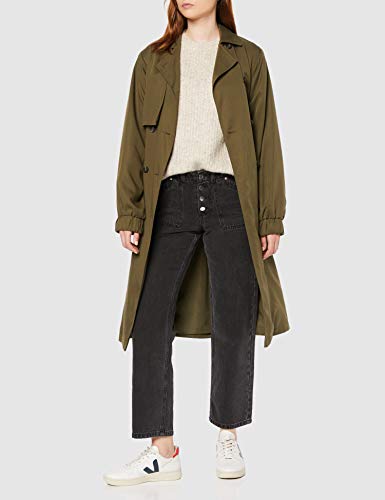 Marca Amazon - find. Phrm3686 - jersey mujer Mujer, Beige (Oatmeal), 44, Label: XL