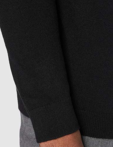 Marca Amazon - find. Roll Neck - Suéter Hombre, Negro (Black Black), 3XL, Label: 3XL
