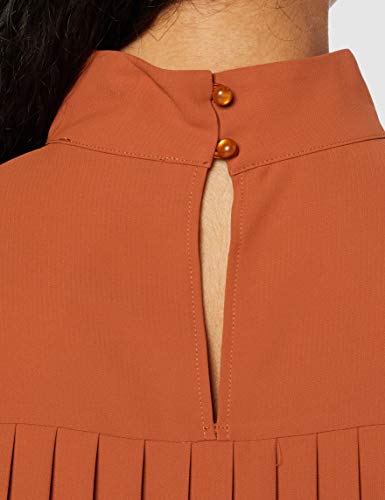 Marca Amazon - find. Vestido Mujer, Naranja (Orange), 36, Label: XS