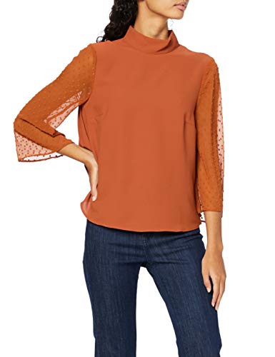 Marca Amazon - find. Vestido Mujer, Naranja (Orange), 36, Label: XS