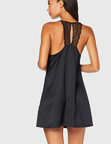 Marca Amazon - Iris & Lilly Amz18fwg26 - Picardías Mujer, Negro (Black), XL, Label: XL