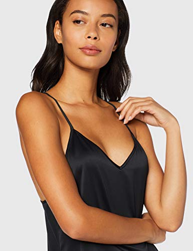 Marca Amazon - Iris & Lilly Amz18fwg26 - Picardías Mujer, Negro (Black), XL, Label: XL