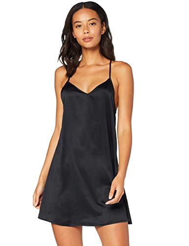 Marca Amazon - Iris & Lilly Amz18fwg26 - Picardías Mujer, Negro (Black), XL, Label: XL