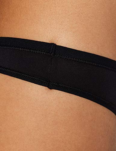 Marca Amazon - Iris & Lilly Beld001m10 - tanga Mujer, Negro (Black), M, Label: M