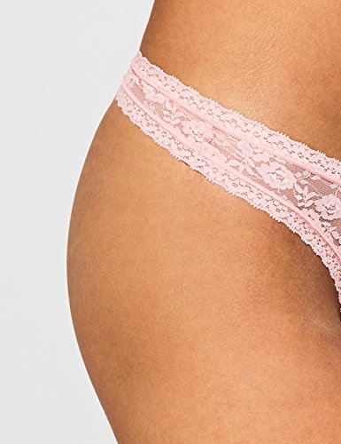 Marca Amazon - Iris & Lilly Belk034m2 - Thong Mujer, Multicolor (Pink/Black), XL, Label: XL