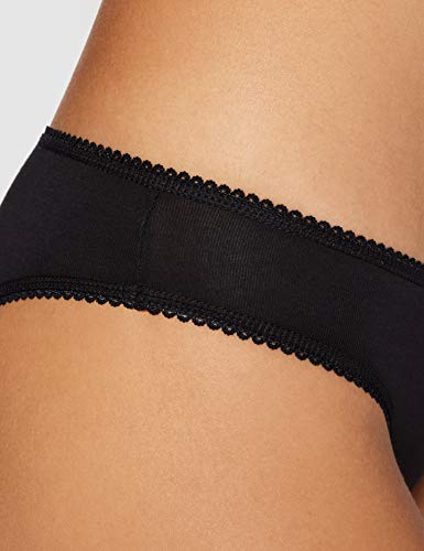 Marca Amazon - IRIS & LILLY Braguita Brasileña de Agodón para Mujer, Pack de 5, Multicolor (Soft Pink), X-large