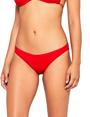 Marca Amazon - Iris & Lilly Braguita de Bikini Mujer, Rojo (Red Coat Red Coat), L, Label: L