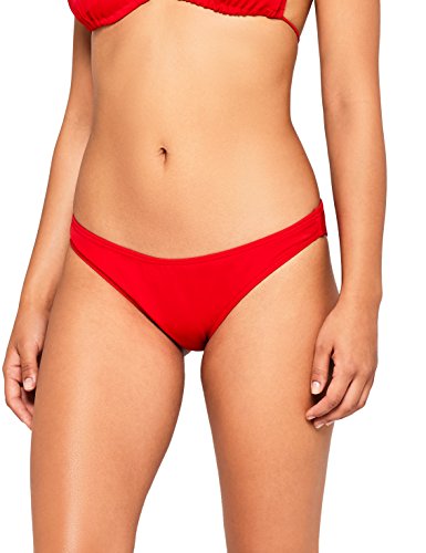 Marca Amazon - Iris & Lilly Braguita de Bikini Mujer, Rojo (Red Coat Red Coat), L, Label: L