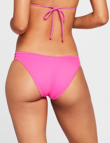 Marca Amazon - Iris & Lilly Braguita de Bikini Mujer, Rosa (Rosa Shocking Rosa Shocking), S, Label: S