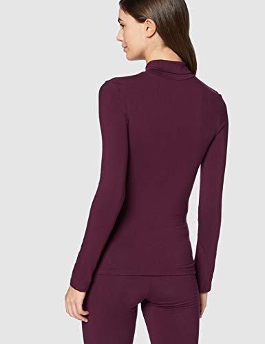 Marca Amazon - Iris & Lilly Camiseta térmica Mujer, Morado (Potent Purple), M, Label: M