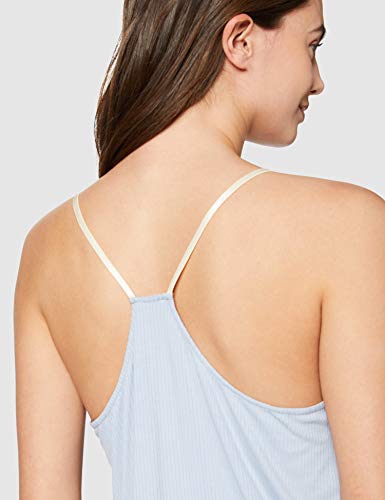 Marca Amazon - IRIS & LILLY Pijama Mujer, Azul (Zen Blue)., S, Label: S