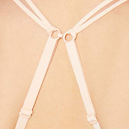 Marca Amazon - IRIS & LILLY Sujetador Bralette con Encaje Mujer, Rosa (Pale Dogwood/angel Wing), M, Label: M