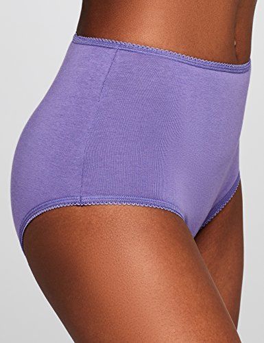 Marca Amazon - Iris & Lilly Waist Slip Mujer, Pack de 5, Multicolor (Navy Sky/Veronica), 3XL, Label: 3XL