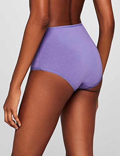 Marca Amazon - Iris & Lilly Waist Slip Mujer, Pack de 5, Multicolor (Navy Sky/Veronica), 3XL, Label: 3XL