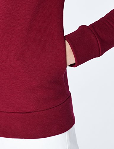 Marca Amazon - MERAKI Sudadera con Capucha y Cremallera Mujer, Rojo (Red), 36, Label: XS