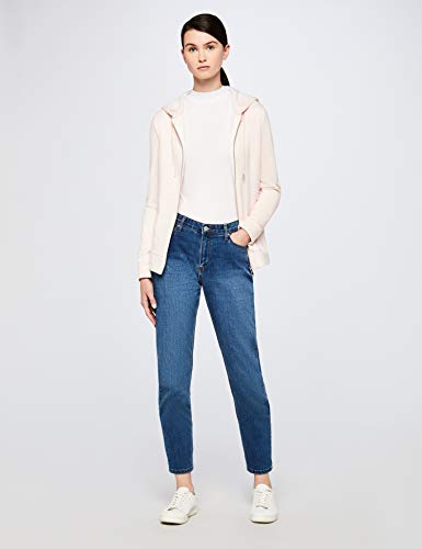 Marca Amazon - MERAKI Sudadera con Capucha y Cremallera Mujer, Rosa (Pink), 36, Label: XS