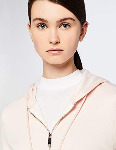 Marca Amazon - MERAKI Sudadera con Capucha y Cremallera Mujer, Rosa (Pink), 36, Label: XS