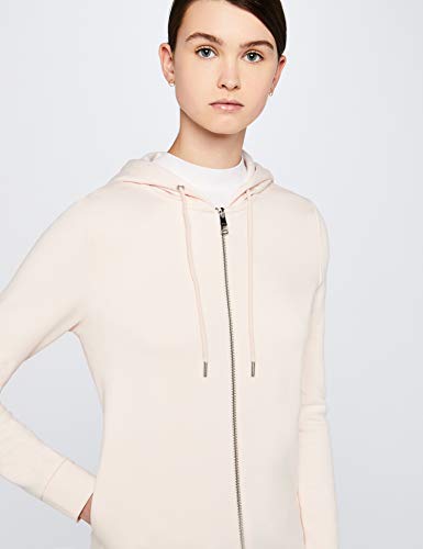 Marca Amazon - MERAKI Sudadera con Capucha y Cremallera Mujer, Rosa (Pink), 36, Label: XS