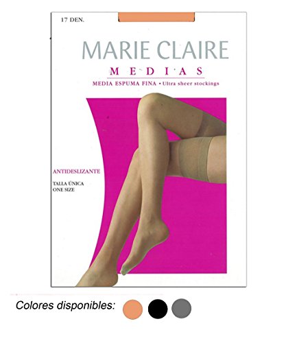 MARIE CLAIRE - MEDIA ANTIDESLIZANTE mujer color: NEGRO talla: talla única
