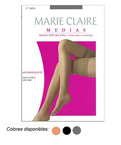 MARIE CLAIRE - MEDIA ANTIDESLIZANTE mujer color: NEGRO talla: talla única