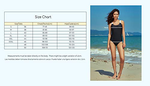 Marine - Bikini con Sujetador Halter de aro Continuo y Braga clásica, Textura Acanalada. (Rojo, 44)