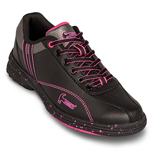 Martillo para Mujer Vixen Shoes- de Bolos para Hombre Negro/Magenta Mano Derecha, Vixen Black Magenta, Negro/Magenta