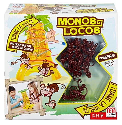 Mattel Games Monos Locos, juegos de mesa para niños (Mattel 52563)
