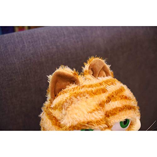 Mdlucz Juguete de Felpa de Gato Gordo Peluche de Felpa Garfield Gato de Juguete muñeca de Dibujos Animados Regalo de cumpleaños para niños, Regalo para niños