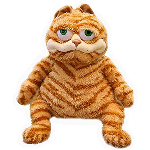 Mdlucz Juguete de Felpa de Gato Gordo Peluche de Felpa Garfield Gato de Juguete muñeca de Dibujos Animados Regalo de cumpleaños para niños, Regalo para niños