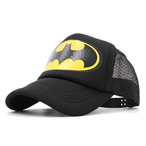 MdsfeGorra de béisbol para niños, niños y niñas, Sombrero de Hip Hop Ajustable de Dibujos Animados, Protector Solar de Verano, Sombrero de Malla, Protector Solar, sombrero-46-Talla única