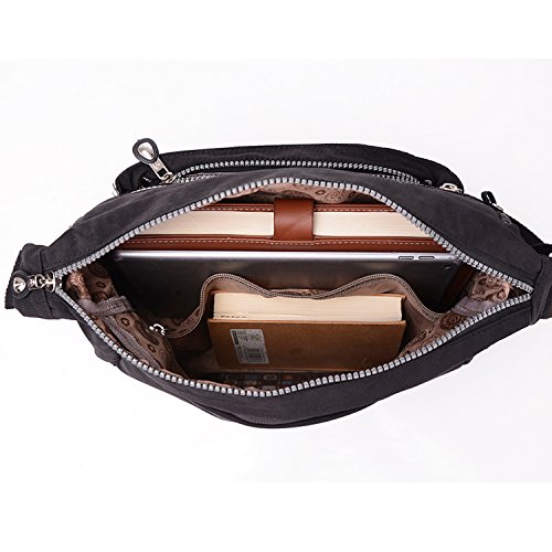 MeCooler Bolsos de Moda Mujer Bolso Bandolera Escolares Ligero Bolsos Escuela Impermeable Casual Bolsas de Viaje para Sport Bolsas de Deporte