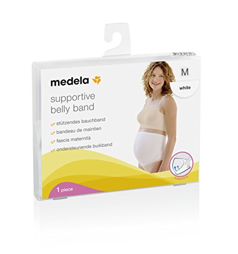Medela Stützendes Bauchband Conjunto de lencería premamá, Blanco, XL para Mujer