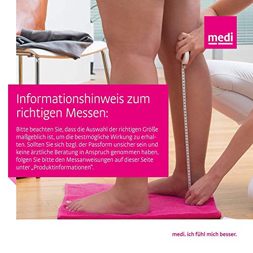 medi Mediven for men CCL1 - Medias de compresión para hombre, color negro, talla V normal